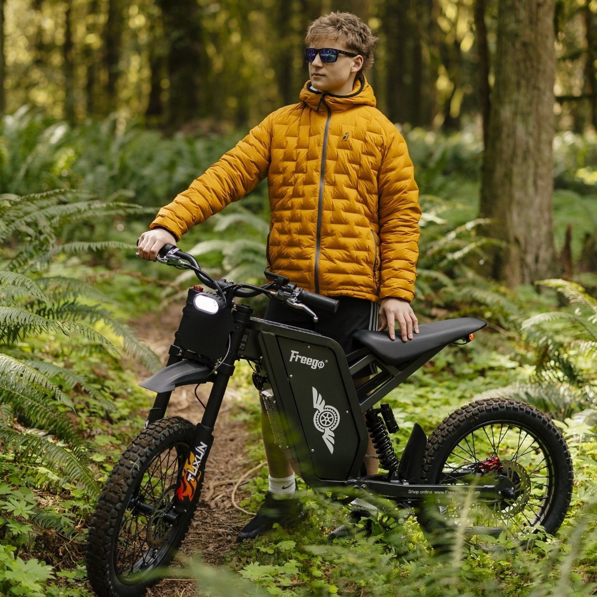 Freego X1 Series Agile All-Terrain Electric Dirt Bikes with Pedals