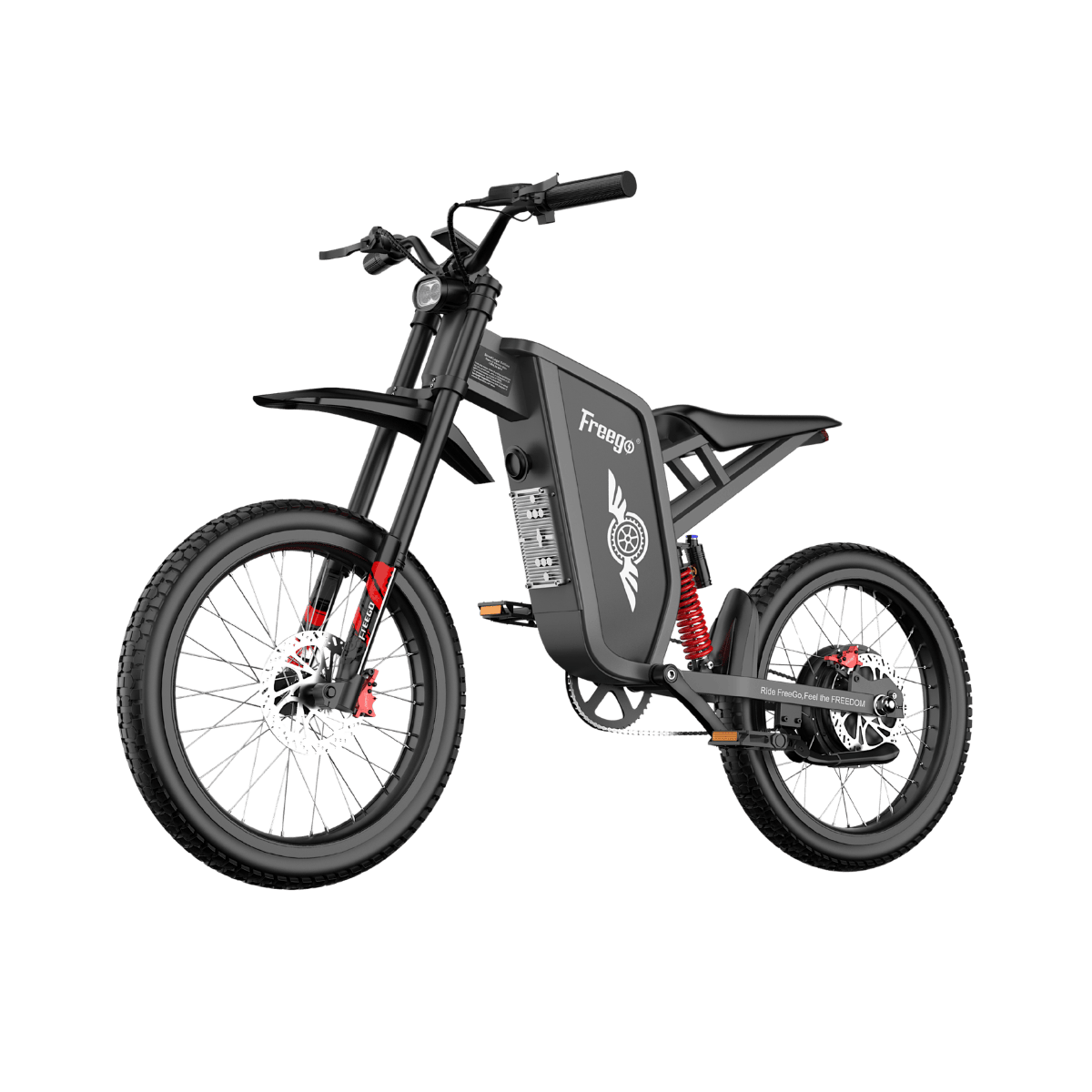Freego X1 Series Agile All-Terrain Electric Dirt Bikes with Pedals