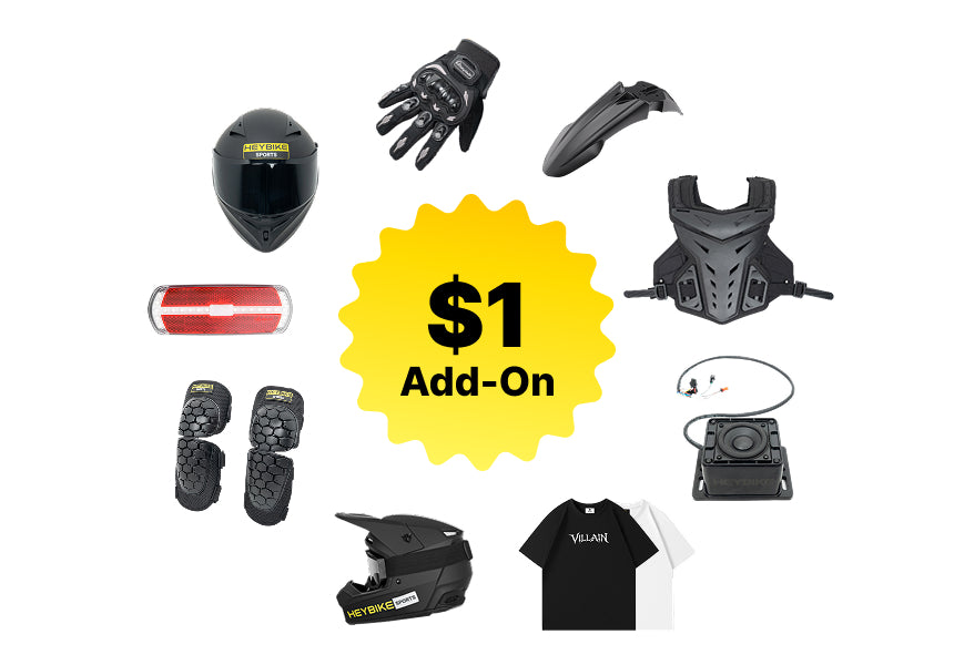 Heybike Electric Dirt Bike $1 Gear Deal