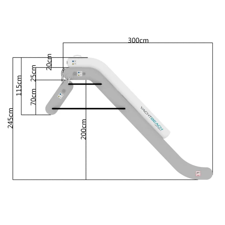 YachtBeach Mini Slide 175–215 cm