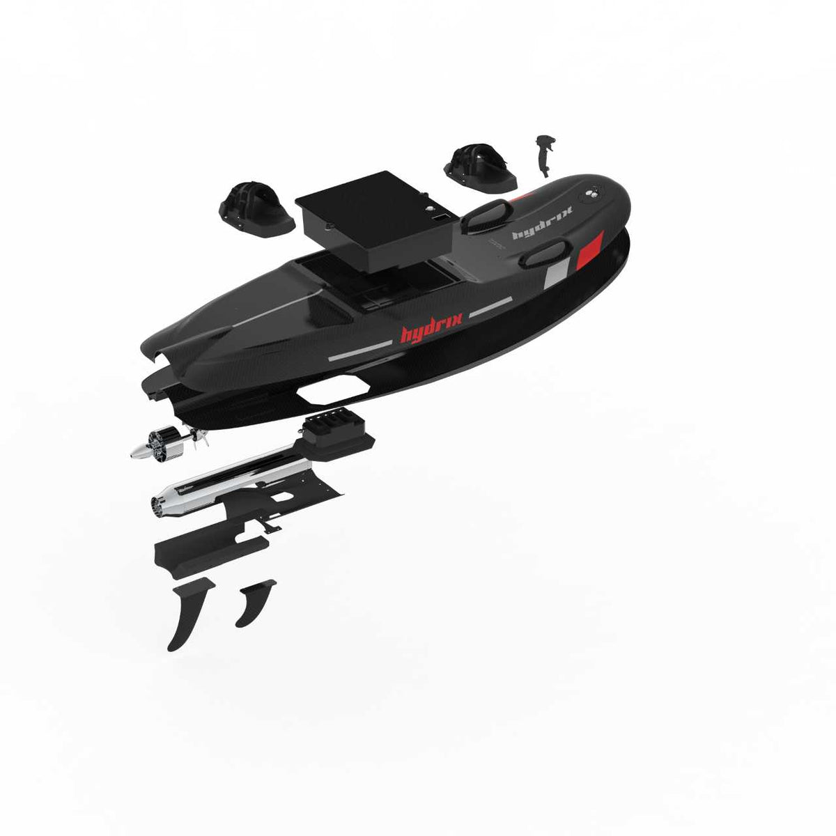 APEX Carbon Electric Surfboard - Black