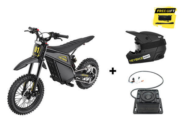 Heybike Electric Dirt Bike Ride-Ready Bundle