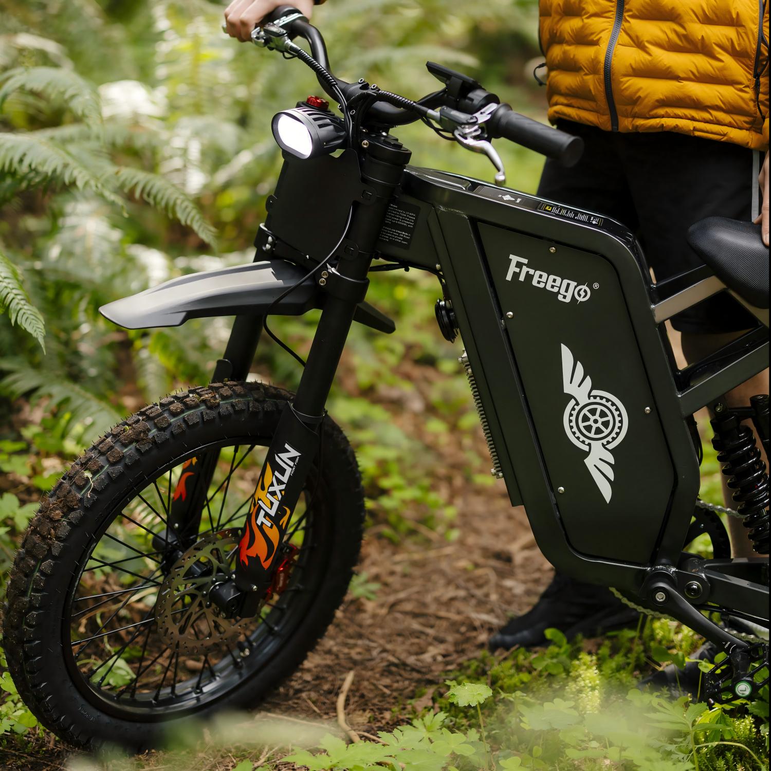 Freego X1 Series Agile All-Terrain Electric Dirt Bikes with Pedals