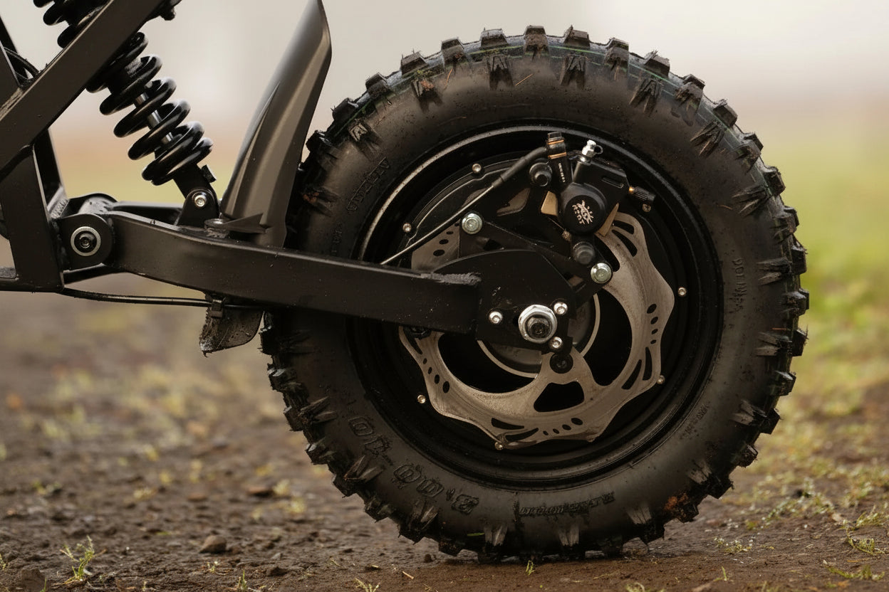 Freego X0 suspension and brakes