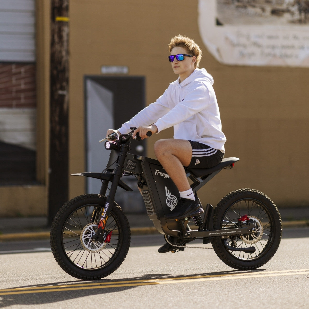 Freego X1 Series Agile All-Terrain Electric Dirt Bikes with Pedals