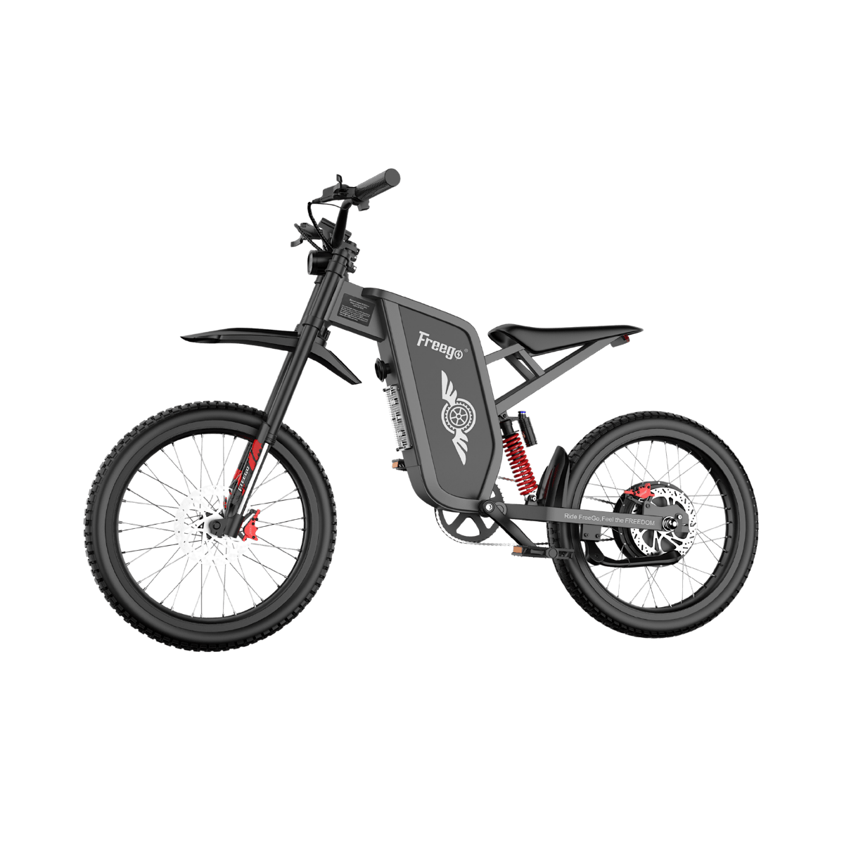 Freego X1 Series Agile All-Terrain Electric Dirt Bikes with Pedals